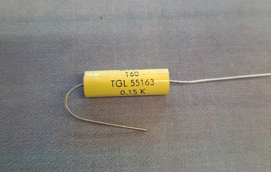 Kondensator 150nF 0.15µF 160V axial DDR Folienkondensator RFT