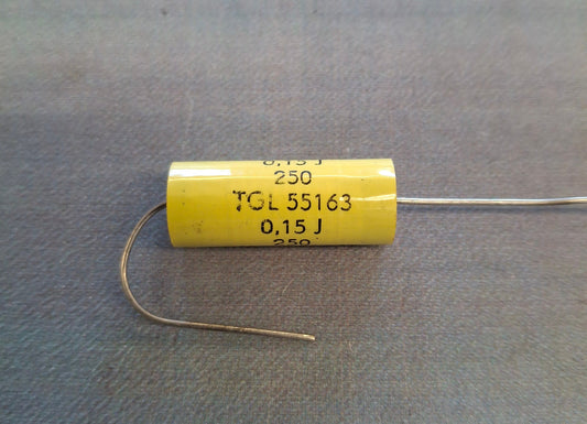 Kondensator 150nF 0,15µF 250V axial DDR Folienkondensator RFT