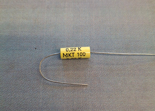 Kondensator 220nF 0.22µF 100V axial DDR Folienkondensator RFT