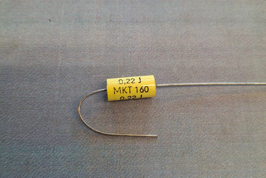 Kondensator 220nF 0,22µF 160V axial DDR Folienkondensator RFT