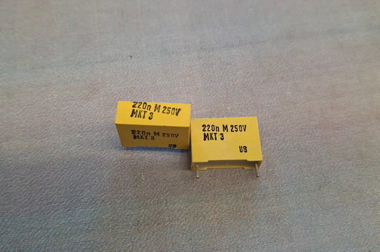 Kondensator 220nF 0,22µF 250V DDR Folienkondensator RFT