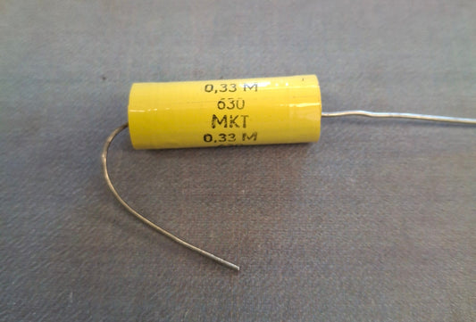 Kondensator 330nF 0,33µF 630V axial DDR Folienkondensator RFT