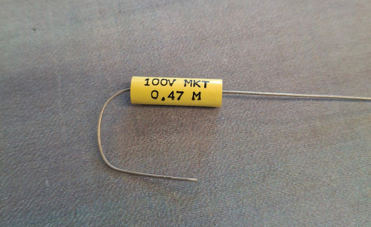Kondensator 470nF 0,47µF 100V axial DDR Folienkondensator RFT