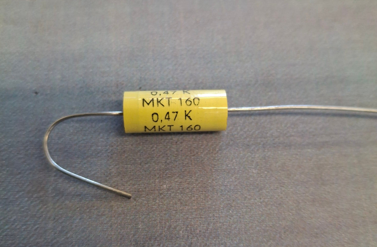 Kondensator 470nF 0,47µF 160V axial DDR Folienkondensator RFT