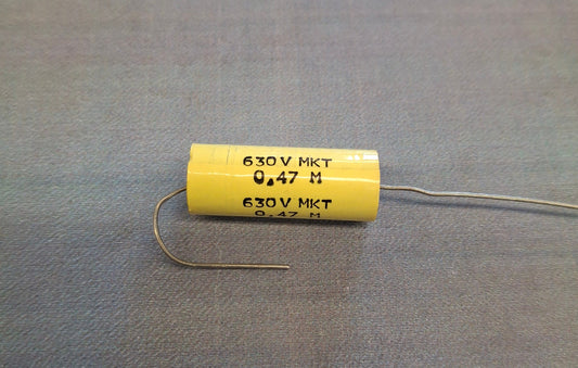Kondensator 470nF 0,47µF 630V axial DDR Folienkondensator RFT
