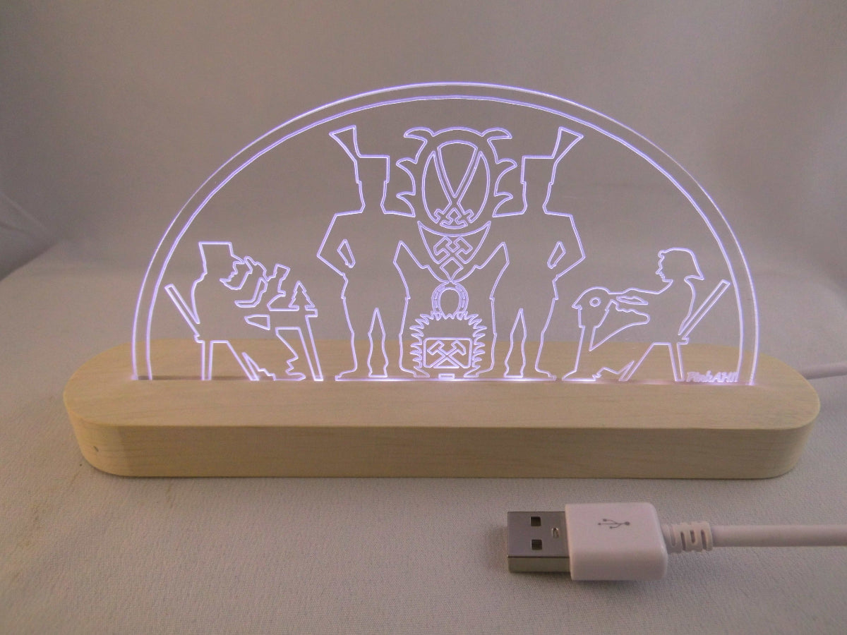 Laserdatei LED-Bogen „Erzgebirgsmotiv“ Erzgebirge SVG & DXF Digitaler Download
