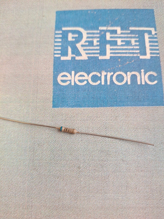 Metallschichtwiderstand RFT (DDR) – 2,61 Ω – 0,25 W – 2 %
