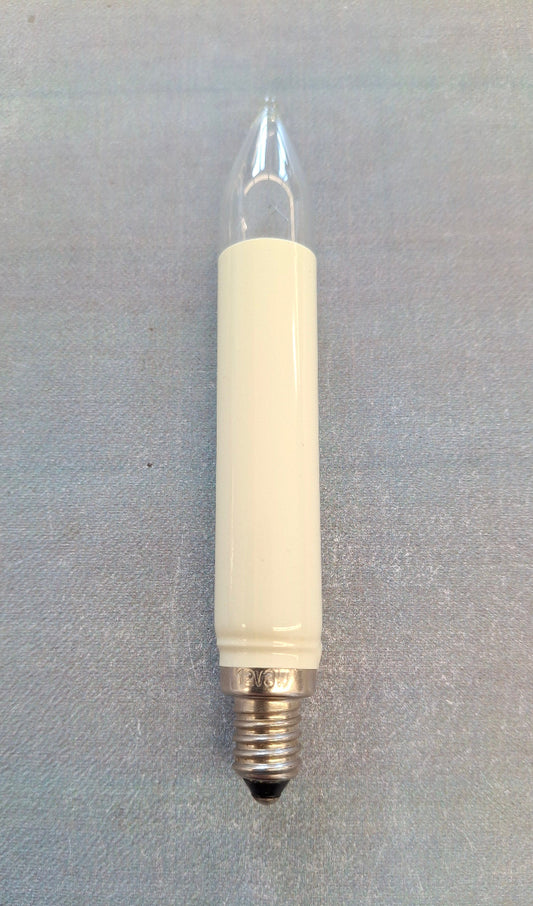 Normalschaftkerze Schaftkerze 12 Volt 3 Watt E10 Fassung Ersatzlampe Weihnachtsbeleuchtung