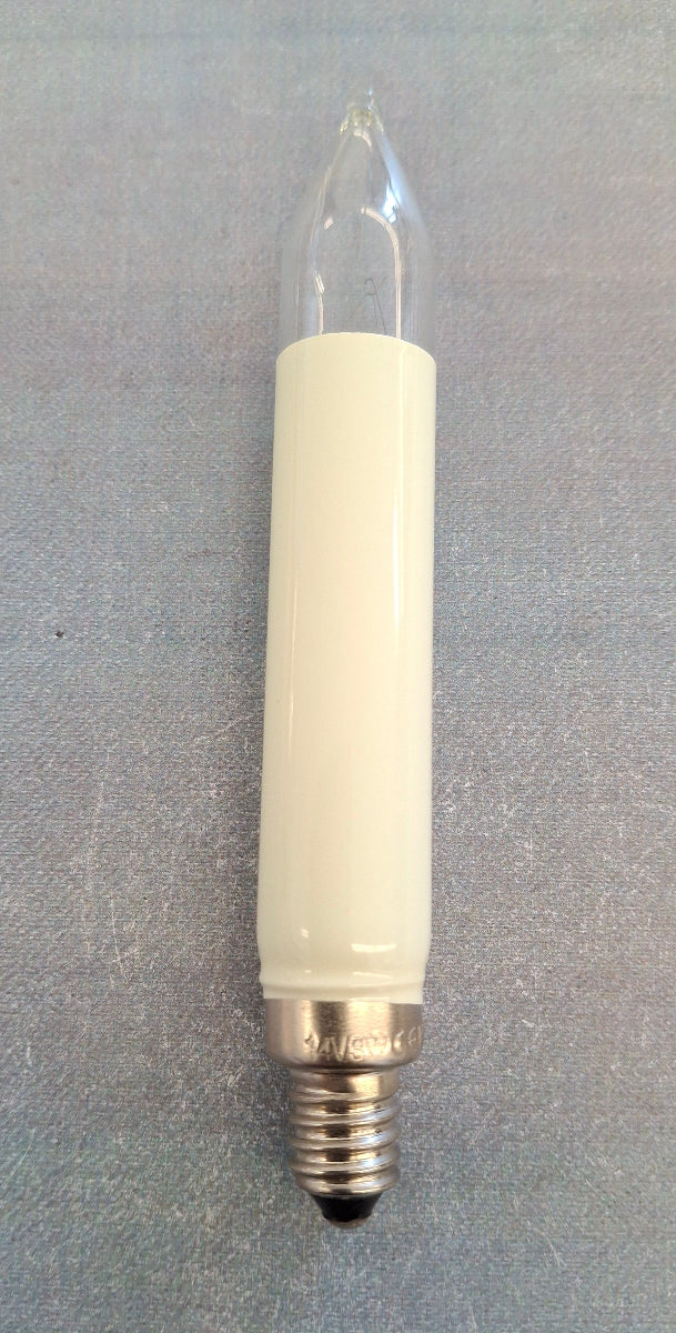 Normalschaftkerze Schaftkerze 14 Volt 3 Watt E10 Fassung Ersatzlampe Weihnachtsbeleuchtung