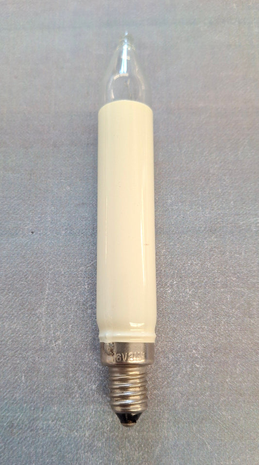 Normalschaftkerze Schaftkerze 16 Volt 3 Watt E10 Fassung Ersatzlampen Weihnachtsbeleuchtung