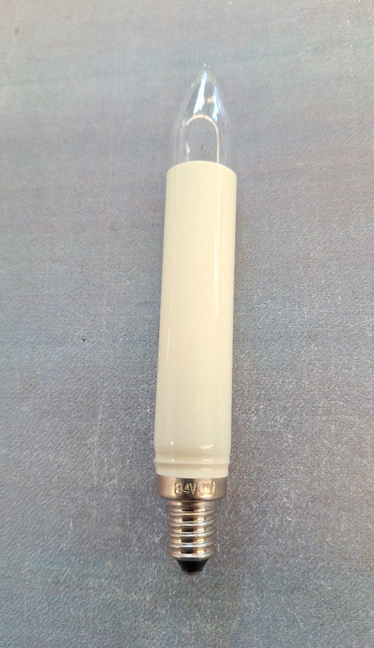 Normalschaftkerze Schaftkerze 34 Volt 3 Watt E10 Fassung Ersatzlampe Weihnachtsbeleuchtung
