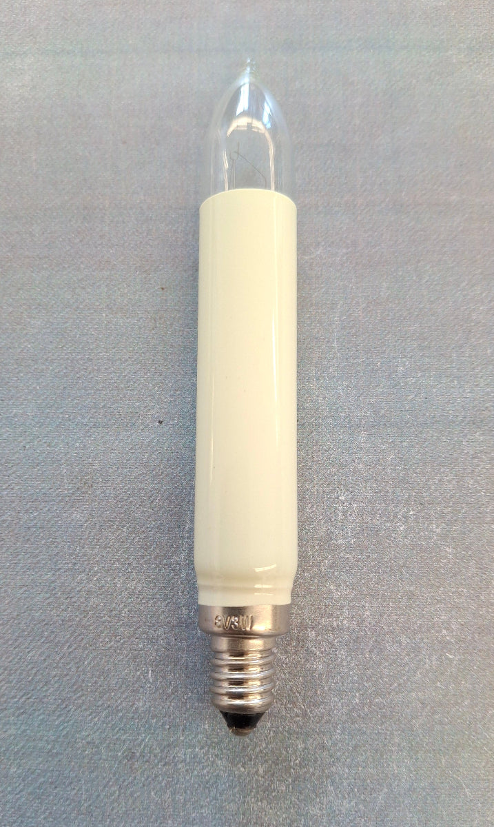 Normalschaftkerze Schaftkerze 8 Volt 3 Watt E10 Fassung Ersatzlampe Weihnachtsbeleuchtung