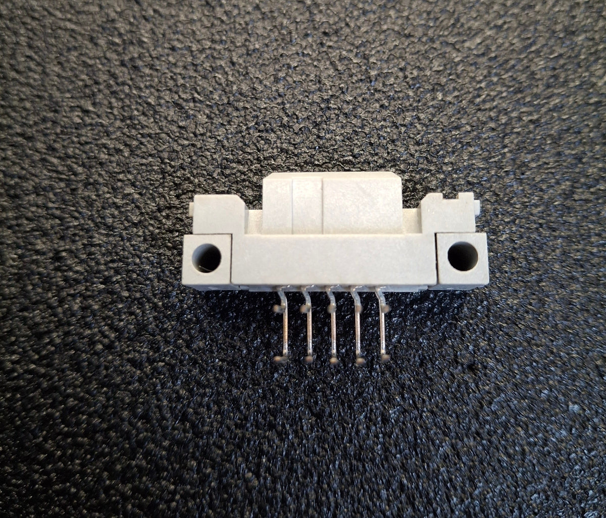 RFT EFS-Buchse 2x6M – 10-polig – gewinkelt – EFS10 DDR NOS Robotron