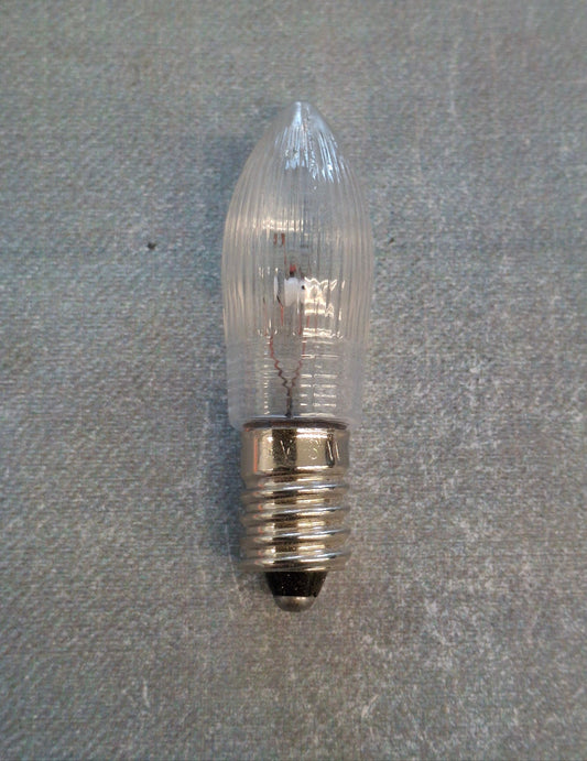 Riffelkerze Spitzkerze 5 Volt 3 Watt E10 Fassung Ersatzlampe Weihnachtsbeleuchtung