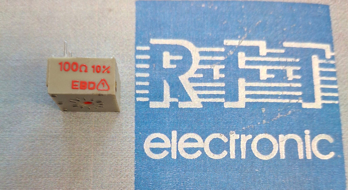 Spindeltrimmer Spindeleinstellregler potentiometer 100-Ohm präzision einstellregler liegend RFT DDR NOS