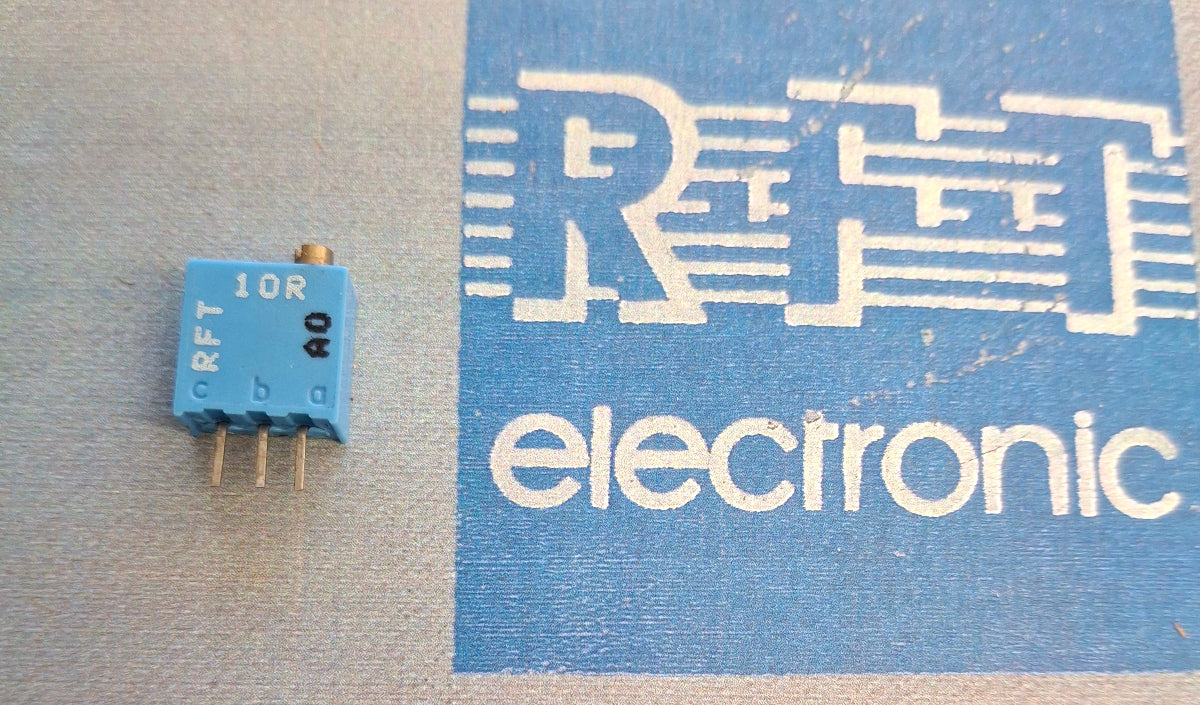 Spindeltrimmer Spindeleinstellregler potentiometer 10-Ohm einstellregler RFT DDR NOS