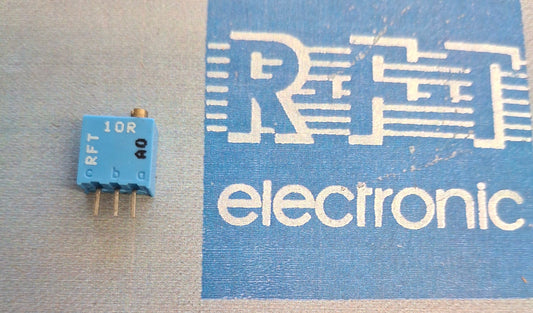 Spindeltrimmer Spindeleinstellregler potentiometer 10-Ohm einstellregler RFT DDR NOS