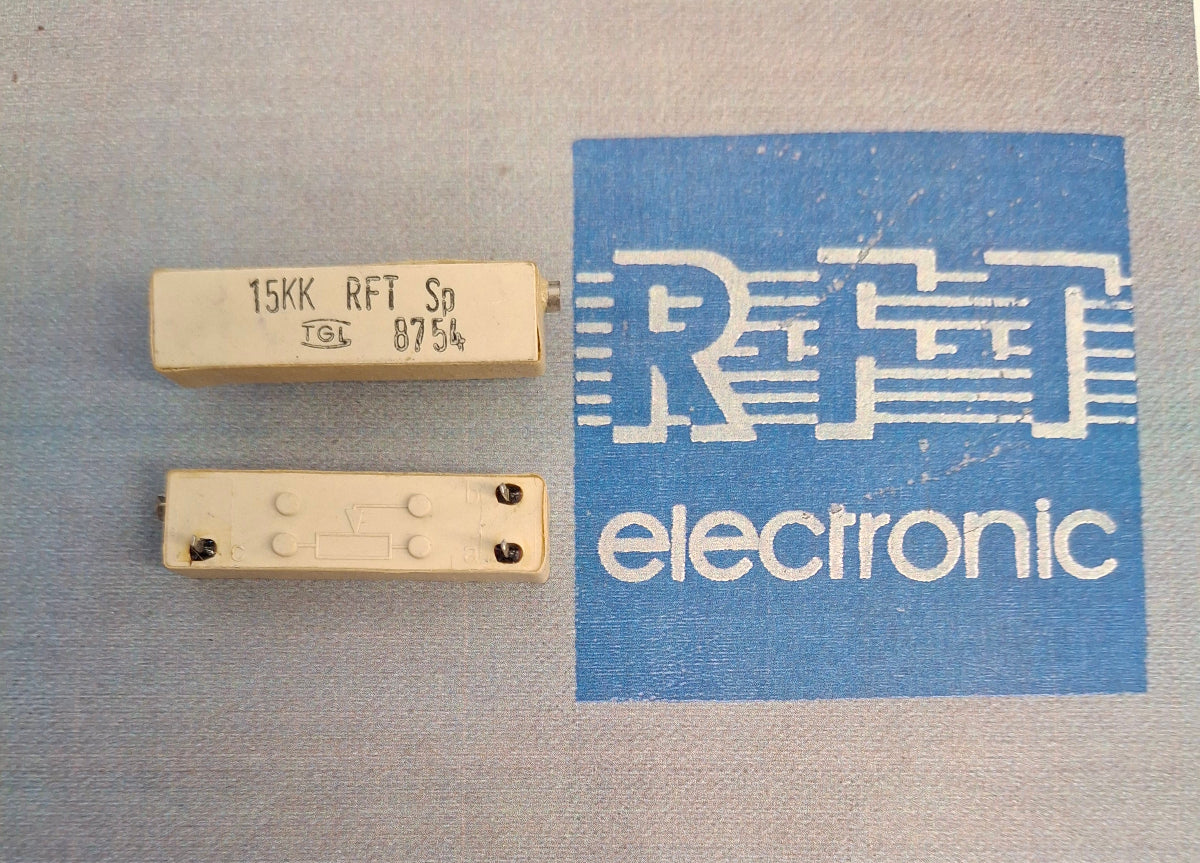 Spindeltrimmer Spindeleinstellregler potentiometer 15K-Ohm einstellregler RFT DDR TGL-8754 NOS