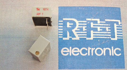 Spindeltrimmer Spindeleinstellregler potentiometer 1K Ohm einstellregler praezision liegend 10 Prozent  RFT DDR NOS