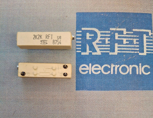 Spindeltrimmer Spindeleinstellregler potentiometer 2,2K-Ohm einstellregler RFT DDR TGL-8754 NOS