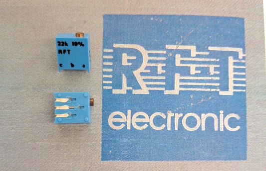 Spindeltrimmer Spindeleinstellregler potentiometer 22K Ohm einstellregler liegend RFT DDR NOS