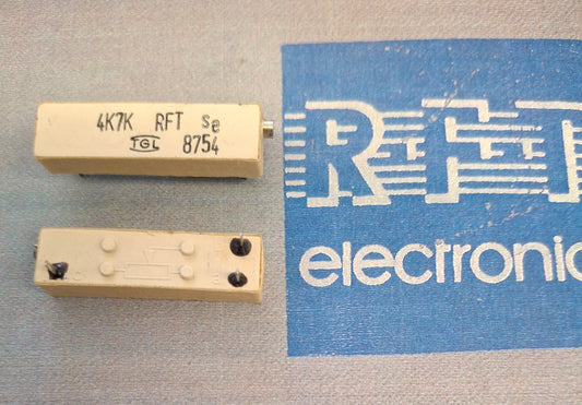 Spindeltrimmer Spindeleinstellregler potentiometer 4,7K-Ohm einstellregler RFT DDR TGL-8754 NOS