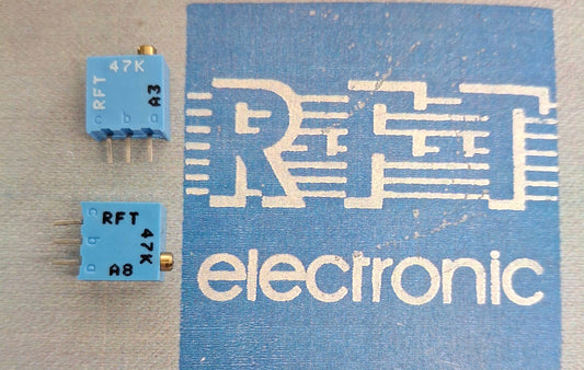 Spindeltrimmer Spindeleinstellregler potentiometer 47K Ohm einstellregler stehend RFT DDR NOS