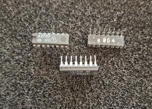 DDR RFT A273D Lautstärke- und Balanceeinsteller für Stereo-NF-Verstärker im DIP-16-Gehäuse (NOS)