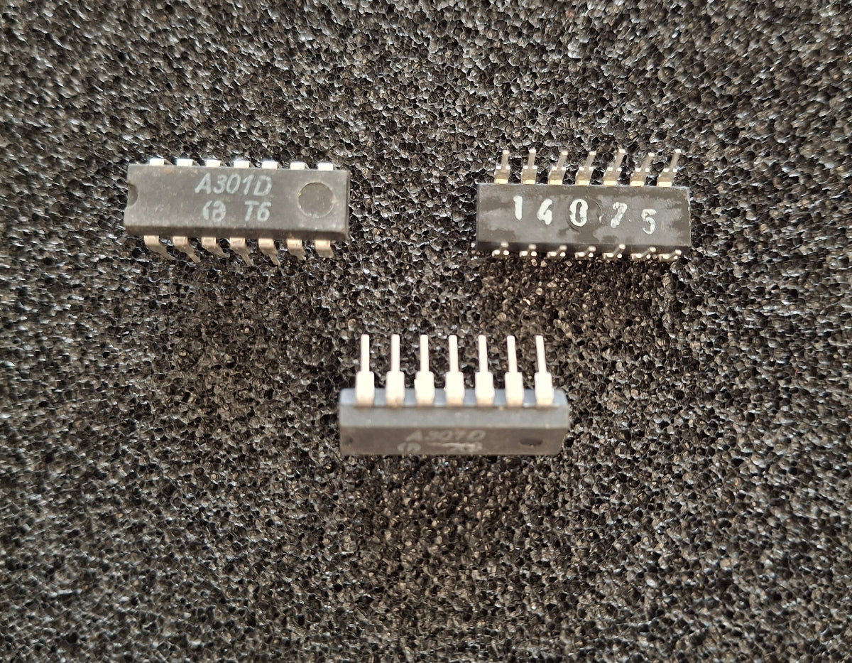 DDR RFT A301D Initiator-Schaltkreis im DIP-14-Gehäuse (NOS)