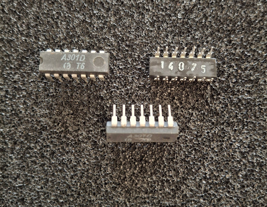 DDR RFT A301D Initiator-Schaltkreis im DIP-14-Gehäuse (NOS)
