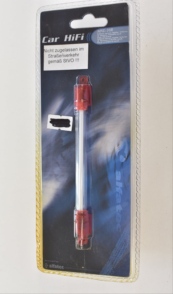 Car HiFi Mini Neon Light MNL-10R rote 10 cm Neonröhre mit Inverter für 12 Volt Fahrzeugbeleuchtung