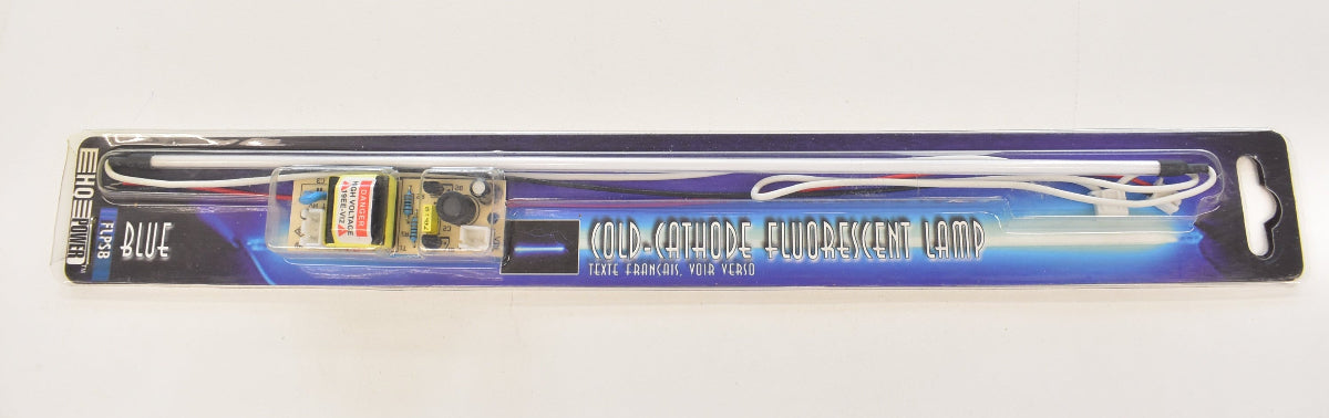 HQ Power FLPSB Kaltkathoden-Leuchtstoffröhre Blau 30 cm mit 12 Volt Versorgungsmodul in Originalverpackung