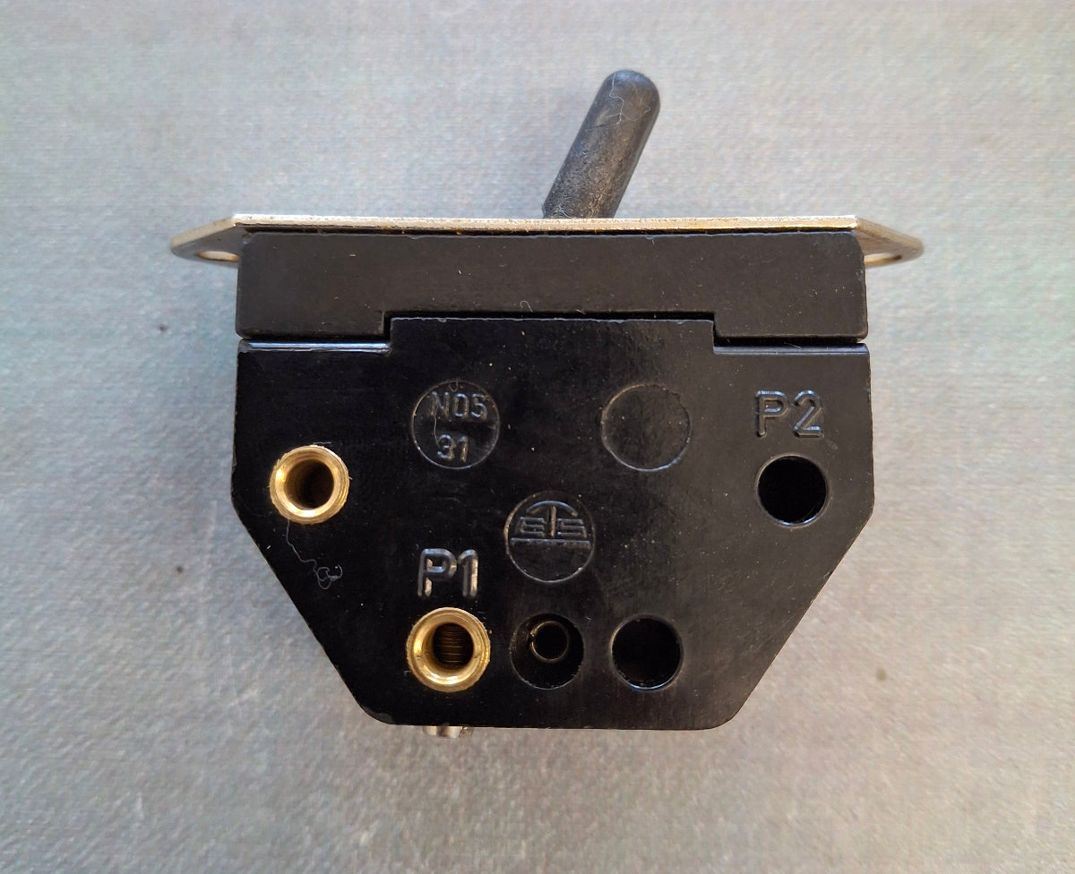 Kippschalter Bakelit 2-polig 6A 250V Einbauschalter Schraubanschluss Vintage NOS