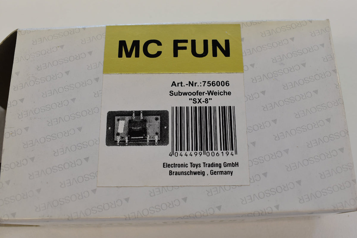 McFun SX-8 Subwoofer-Frequenzweiche 4 Ohm 50 W RMS 100 W Peak 12 dB/Oktave