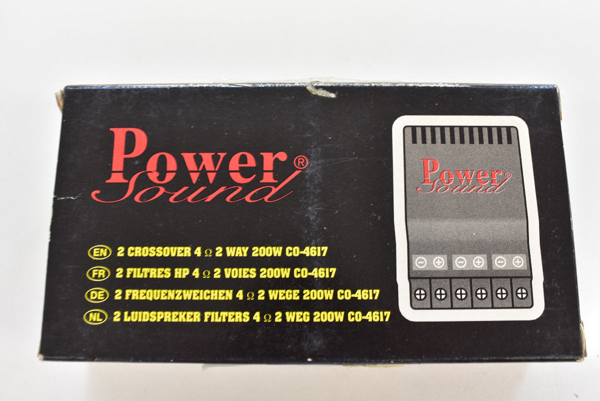 Power Sound CO-4617 2-Wege Frequenzweiche 4 Ohm 200 W Peak 12 dB Car HiFi