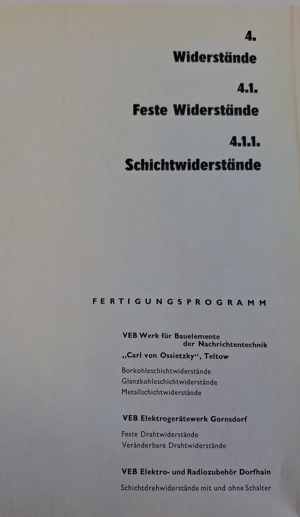 Metallschichtwiderstand RFT (DDR) – 0,33 Ohm – 0,5 W – 10 % 1 Pack mit 5 Stück