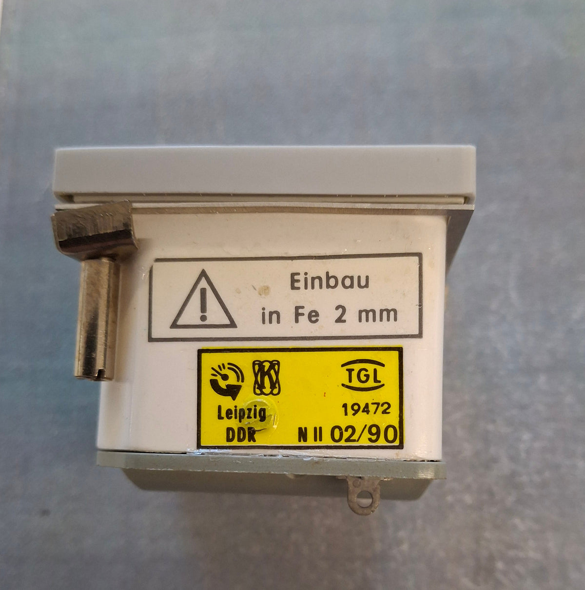 DDR Voltmeter 0-1,5 V – analoges Einbauinstrument – TGL 19472 – Leipzig