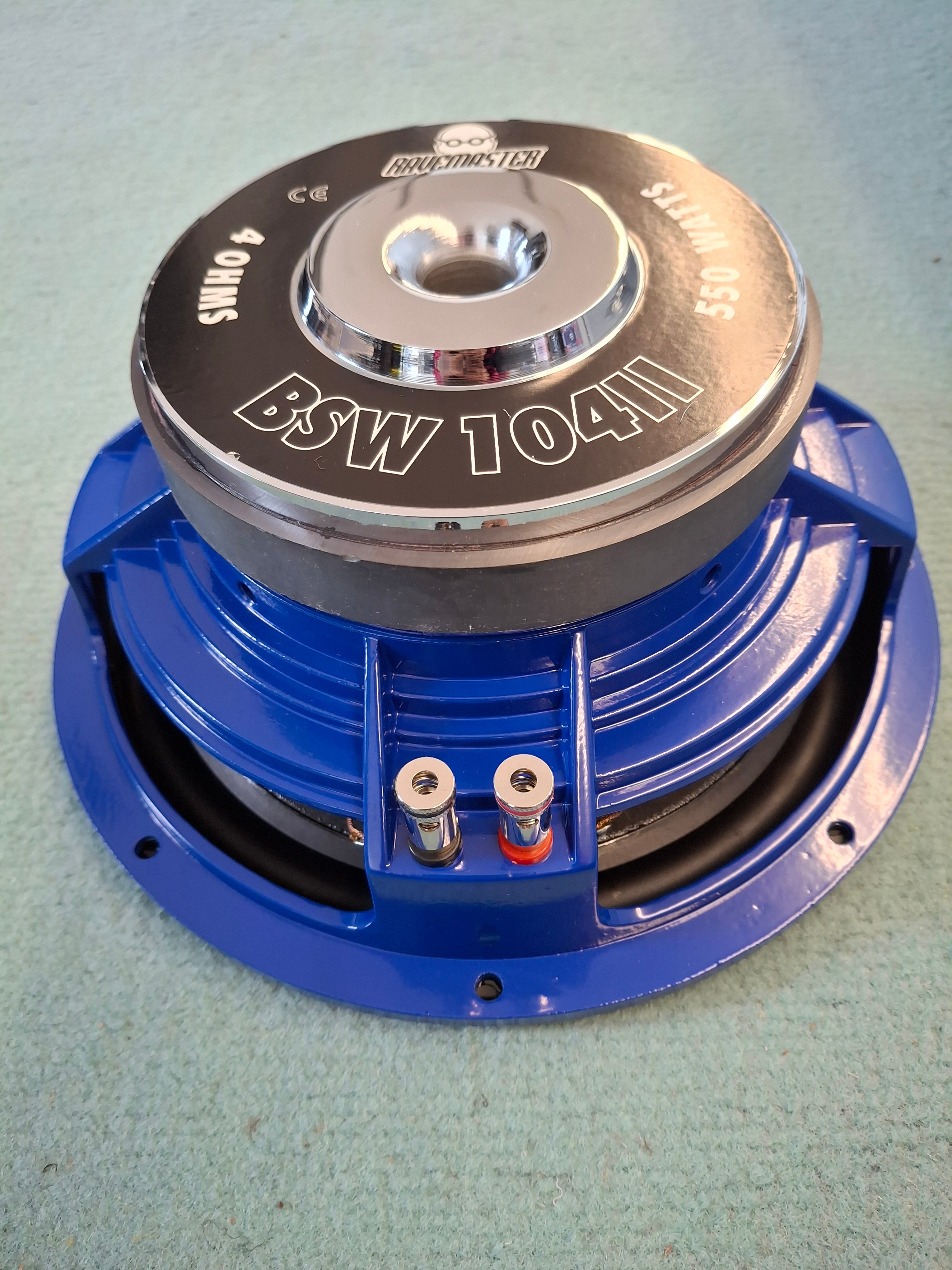 Ravemaster BSW 104-II – 10" High-End Tieftöner (Blue Series)