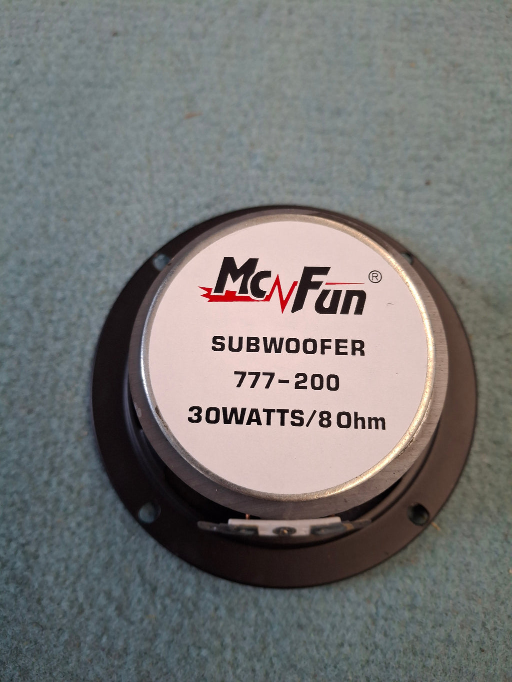 McFun Subwoofer TT110 Tiefton rund