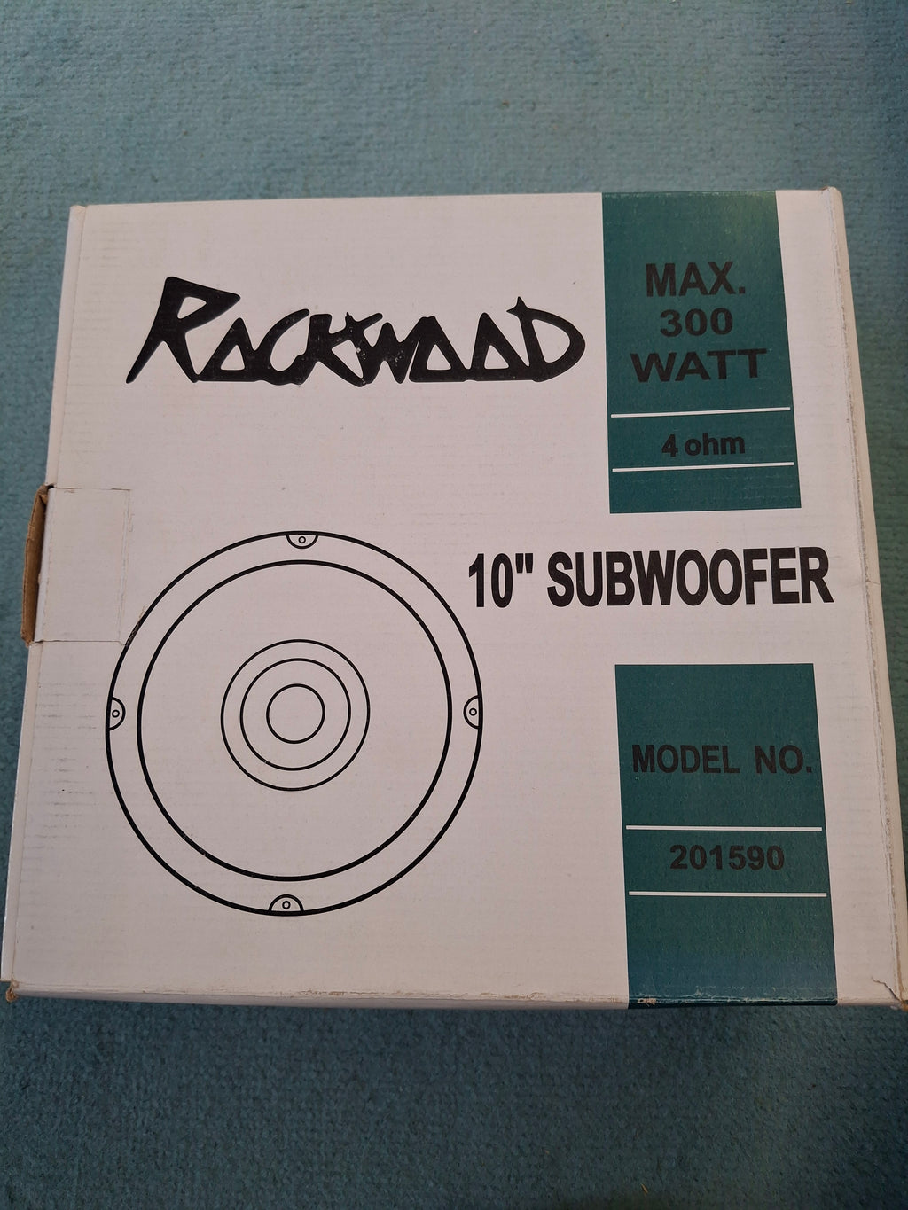 Rockwood 10" Subwoofer Modell 201590