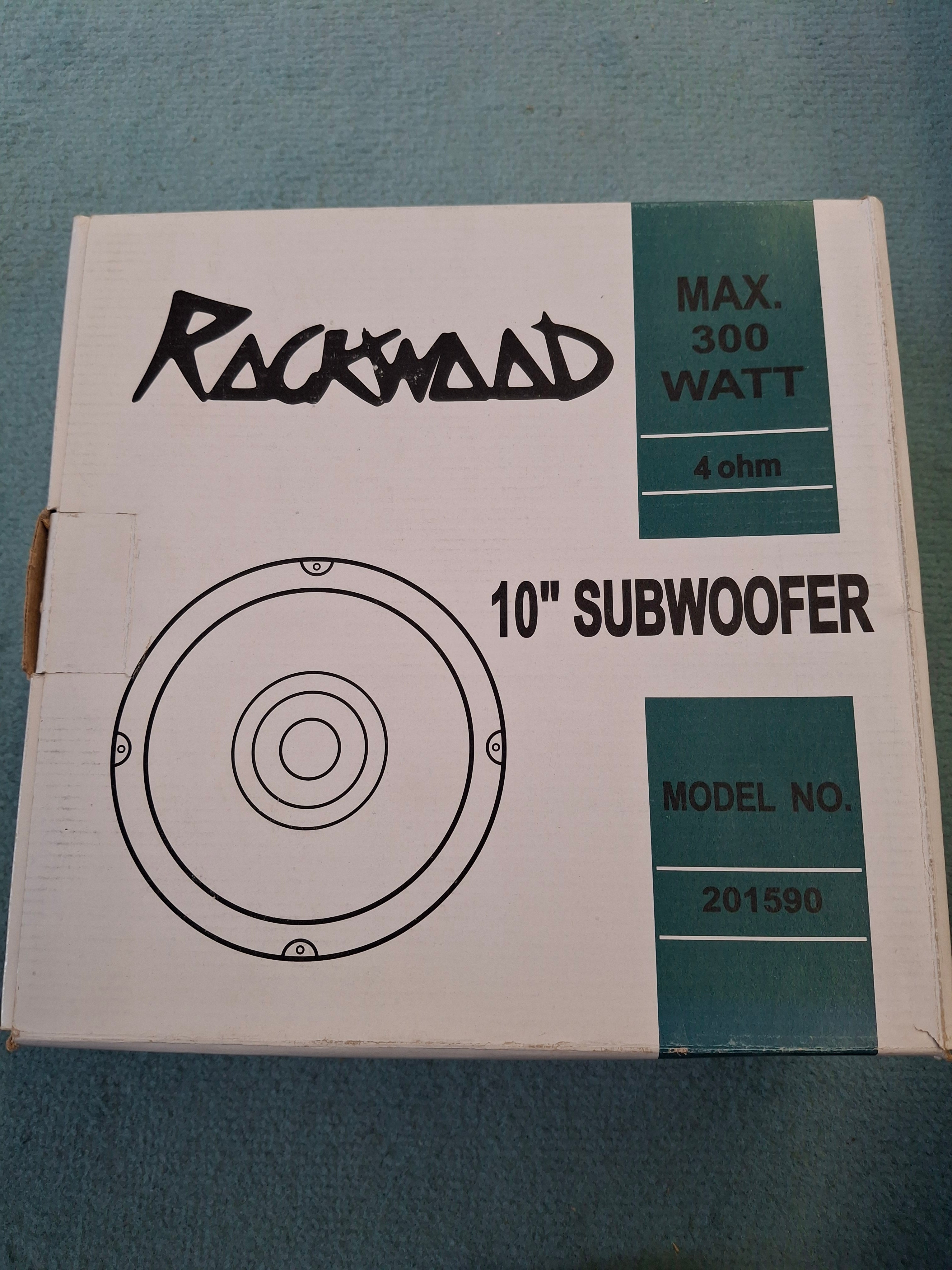 Rockwood 10" Subwoofer Modell 201590