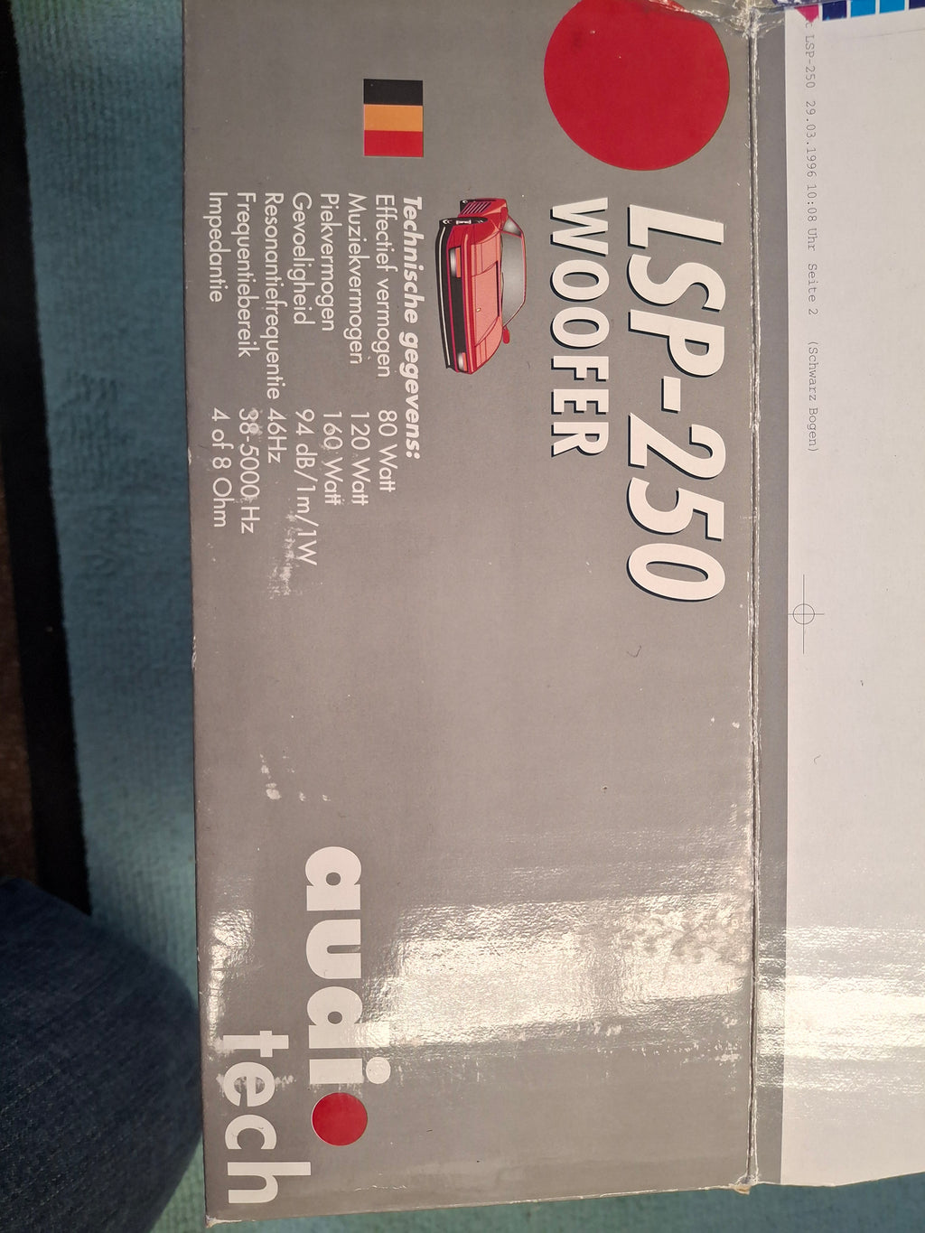 Audio Tech LSP-250 Carwoofer