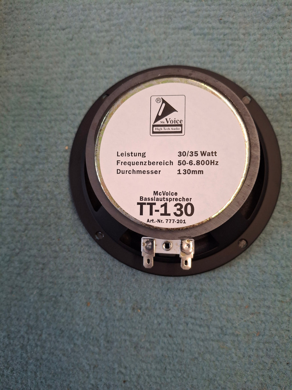 McVoice Basslautsprecher TT-130 5"