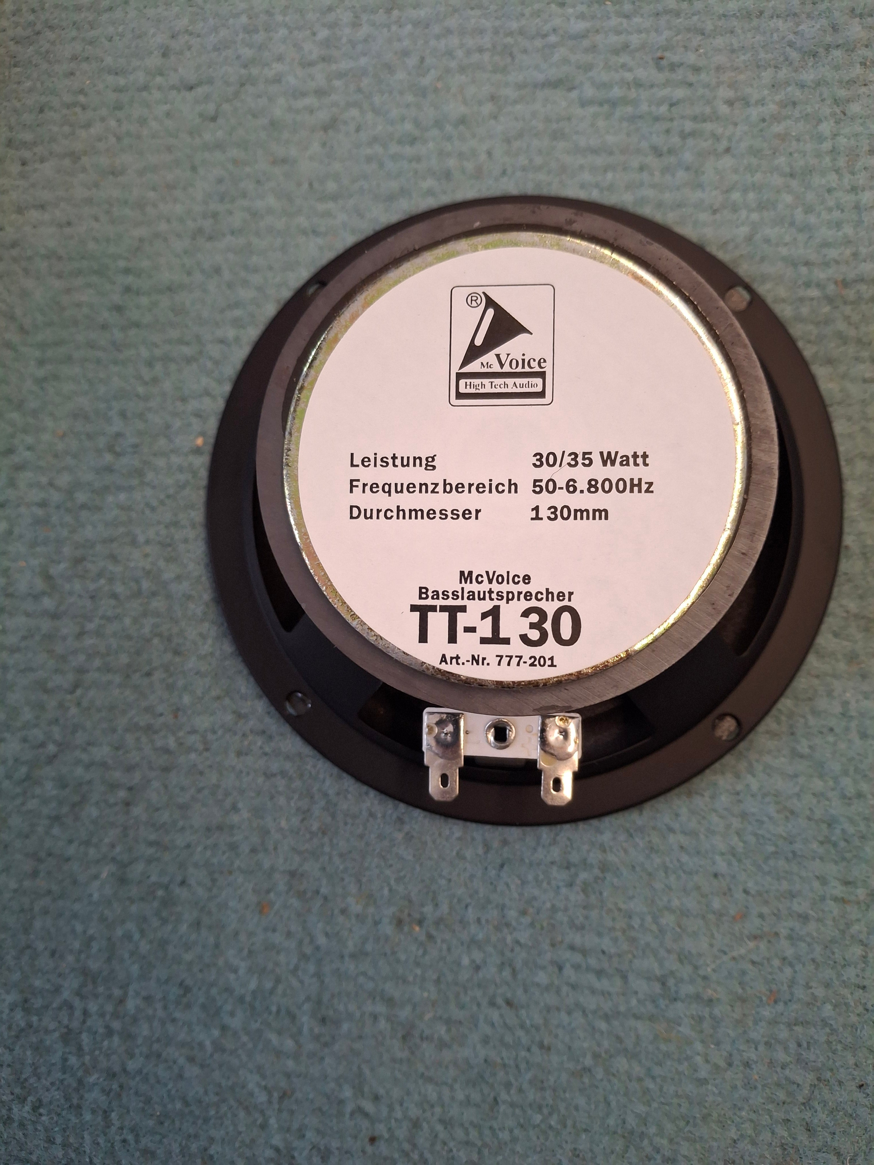 McVoice Basslautsprecher TT-130 5"