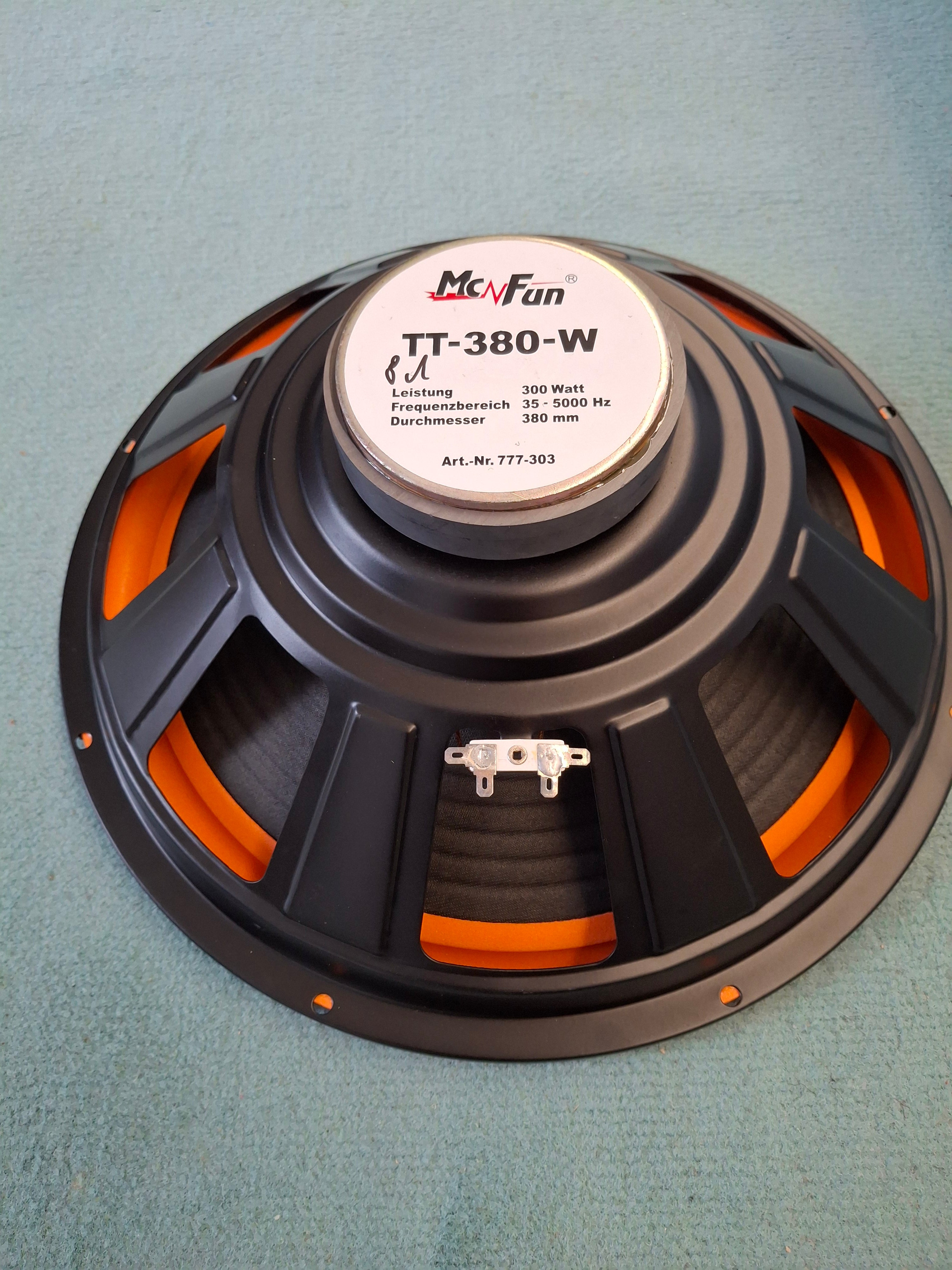 McFun TT-380-W Basslautsprecher (15")
