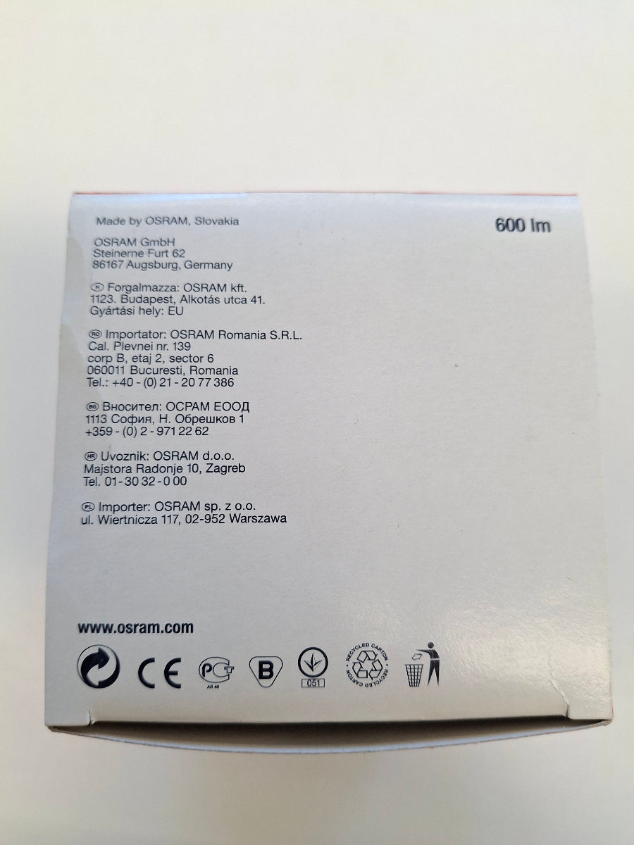 OSRAM Bellalux Soft White Globe G95 60W E27 Ø95 mm Opal Glühlampe NOS