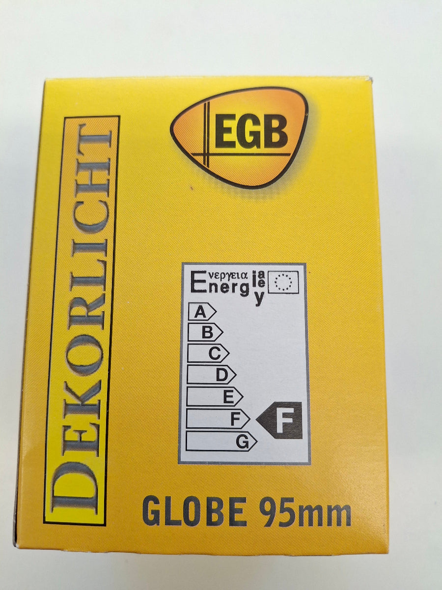 EGB Dekolicht Globe 95 mm 100W E27 Opal 230V Glühlampe matt NOS
