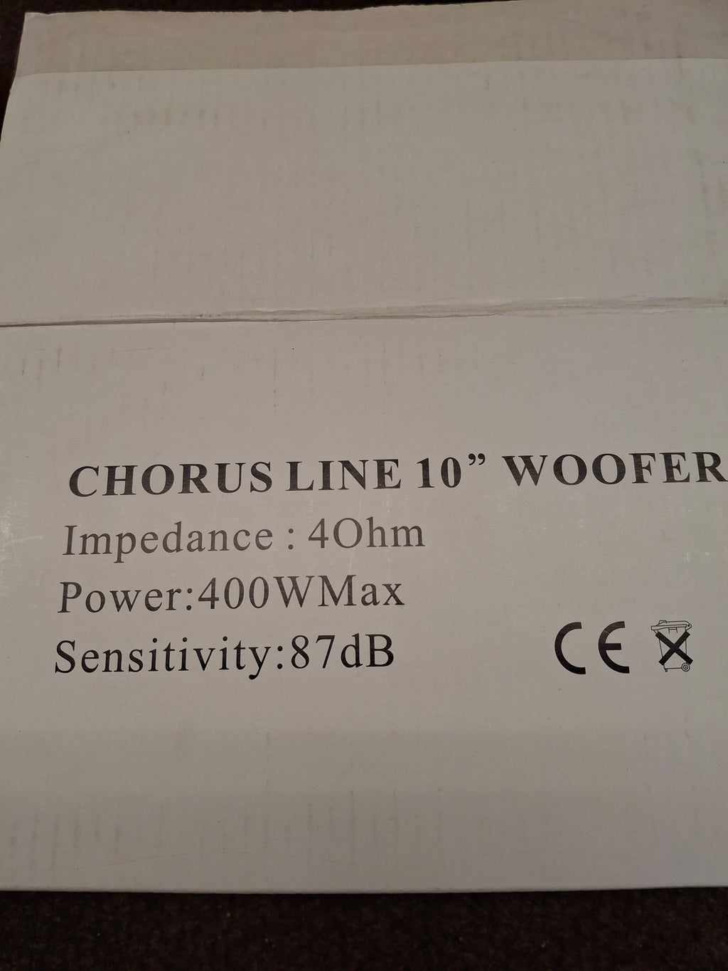 Chorus Line 10" Subwoofer Chassis