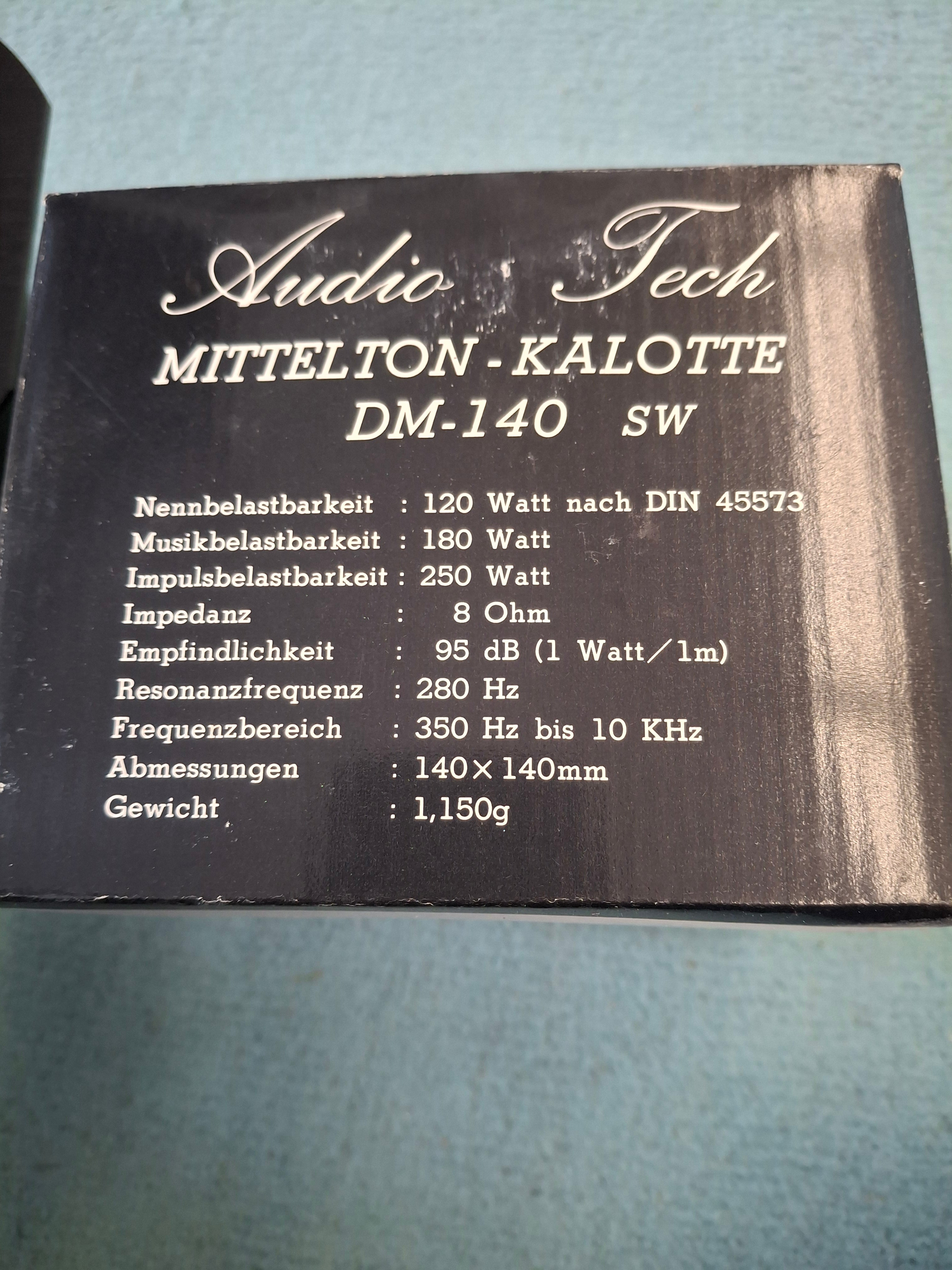 Audio Tech Mittelton-Kalotte DM-140 SW