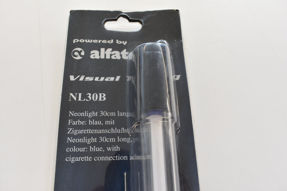 Visual Lighting Neonröhre 30 cm Blau mit Zigarettenanzünder für 12 Volt Fahrzeugbeleuchtung